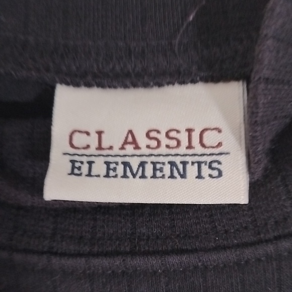 Women's Mock Turtle Neck Short Sleeve Black Top Size L - Picture 5 of 8